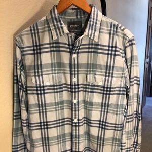 Bonobos Plaid Shirt (Blue / Slim Fit M)